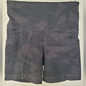 Yogalicious Lux Bike Shorts Camo Black Size Extra Small XS